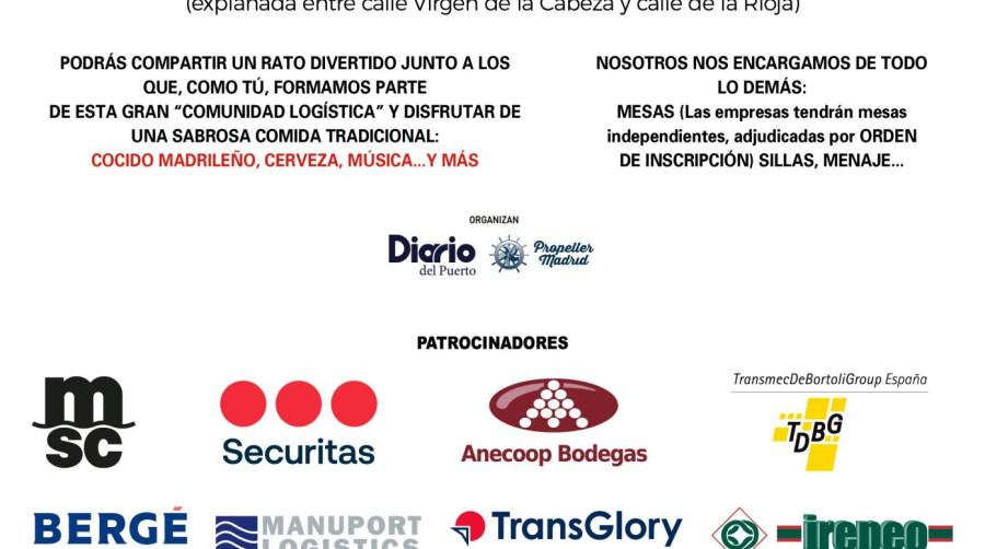 Las inscripciones para la II Fiesta de la Logística de Madrid siguen abiertas