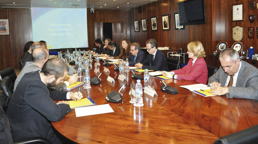 La reuni&oacute;n del Consejo Rector se celebr&oacute; en la sede de Puertos del Estado.