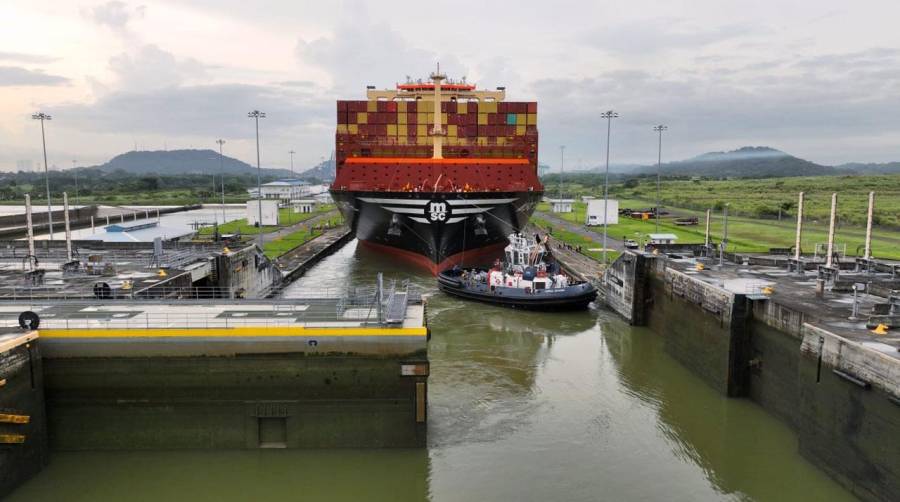 El “MSC Marie” establece el nuevo récord de capacidad de un buque en el Canal de Panamá