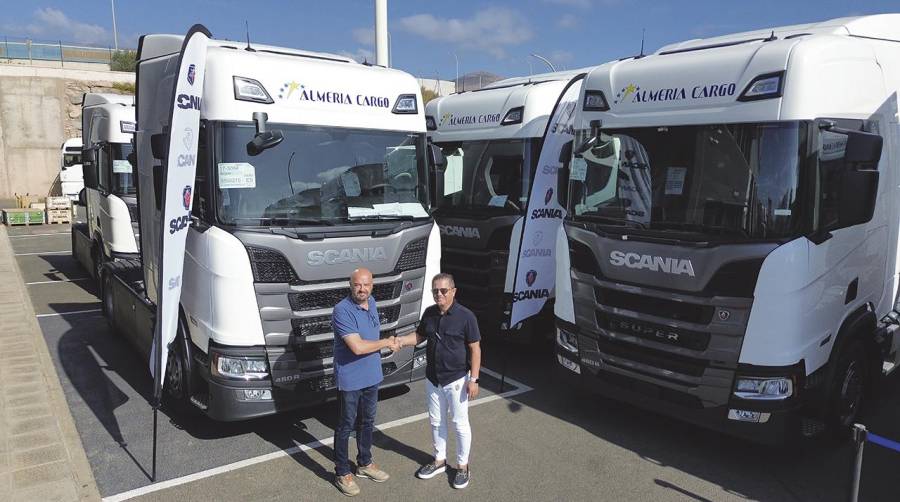 Almería Cargo refuerza sus rutas internacionales con 25 nuevas cabezas tractoras Scania