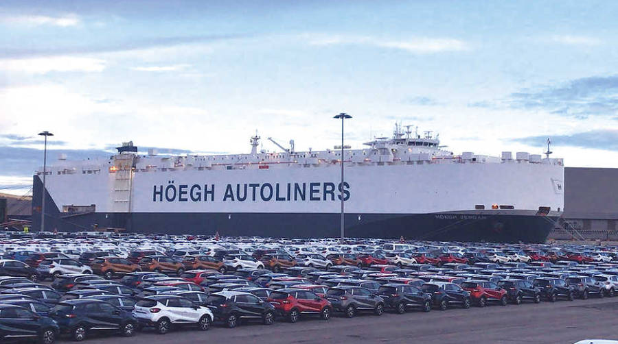 El &ldquo;H&ouml;egh Jeddah&rdquo; atrac&oacute; ayer en el Puerto de Santander procedente de Le Havre para poner rumbo hacia Baltimore.