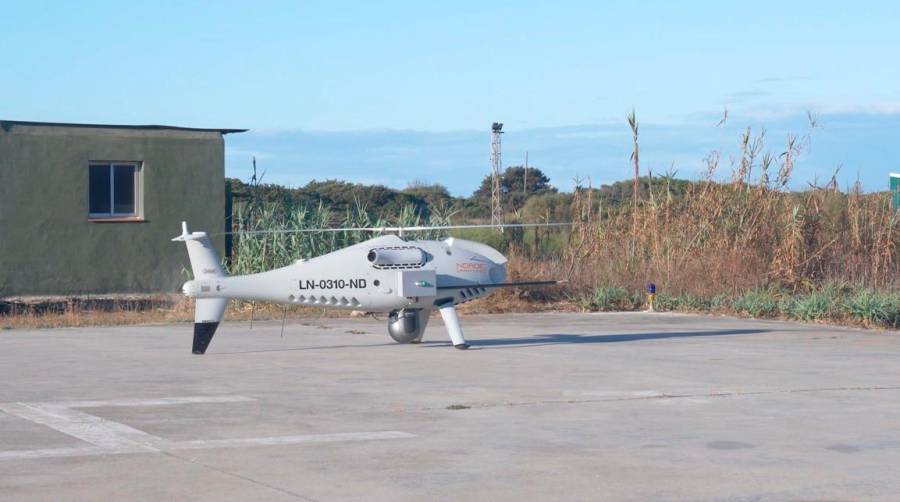 El dron de la EMSA regresa a El Estrecho para controlar las emisiones de buques