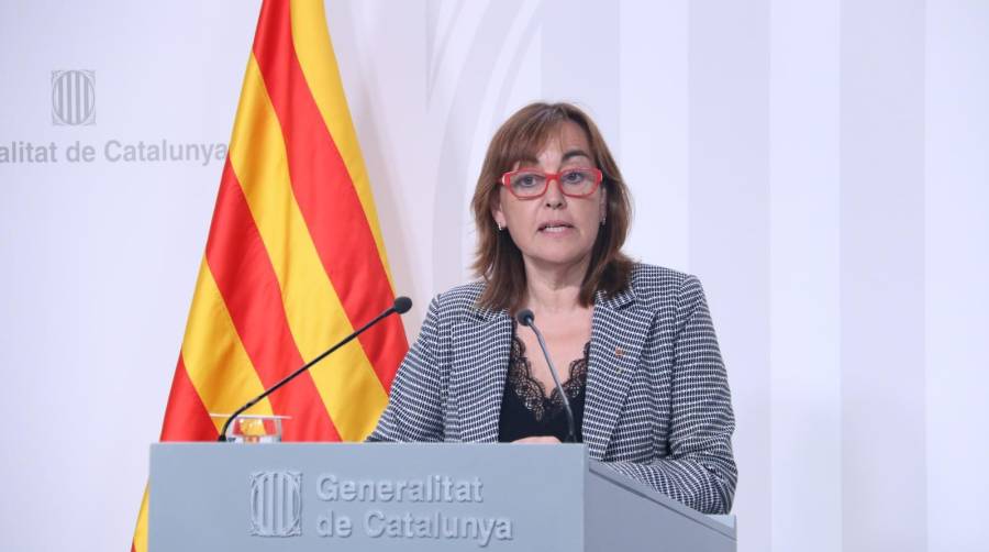 La consellera de Territori y portavoz del Govern de la Generalitat, Sílvia Paneque, ha sido la encargada de anunciar los nombramientos de los nuevos presidentes de las Autoridades Portuarias de Barcelona y Tarragona.