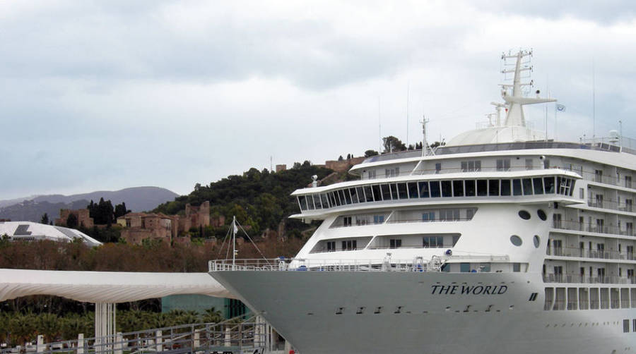 El crucero &quot;The World&quot; regresa al Puerto de M&aacute;laga