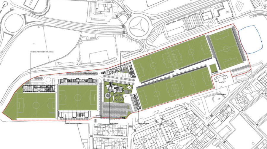 El &aacute;rea deportiva que ocupar&aacute; el Levante UD se enmarca dentro del Plan Especial de la Zona Sur del Puerto de Valencia (Plan del Puerto para Natzaret) que, en su conjunto ocupa 230.000 metros cuadrados.