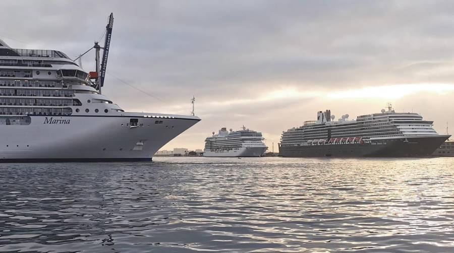 El puerto de Alicante espera recibir seis buques de crucero esta semana.