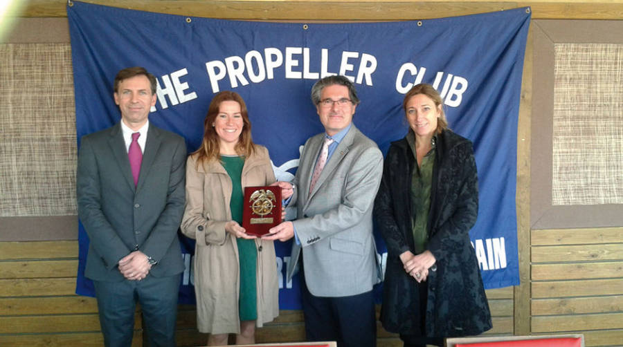 Bel&eacute;n Wang&uuml;emert desgrana ante el Propeller Club la apuesta de Royal Caribbean en Barcelona