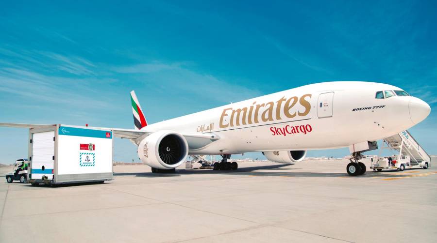 Emirates SkyCargo suma 600 millones de vacunas transportadas