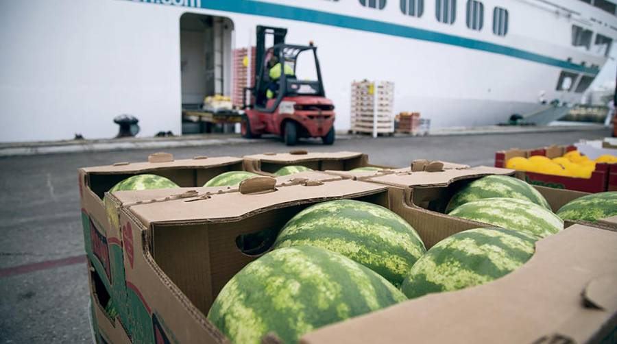 El recinto portuario gaditano cuenta con líneas regulares con Canarias.