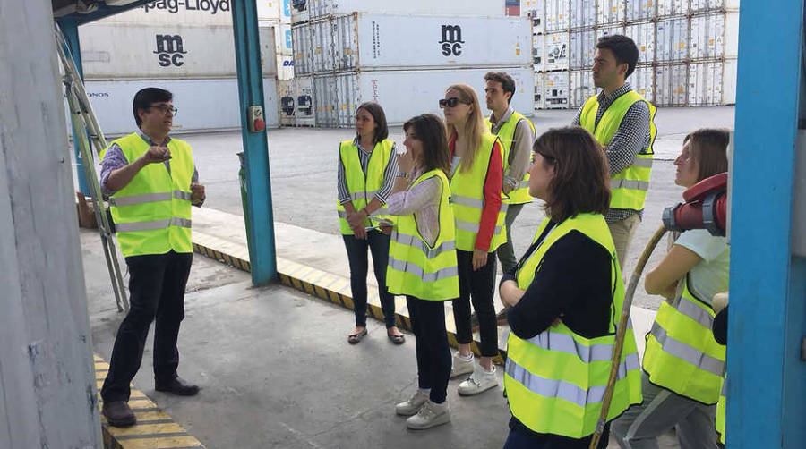 Los alumnos han visitado la sede de Operinter en Alboraia, la terminal portuaria Intersagunto en el puerto de Sagunto, la plataforma log&iacute;stica de Setemar en Quart de Poblet (en la foto) o el Puerto Deportivo Pobla Marina en Pobla de Farnals.