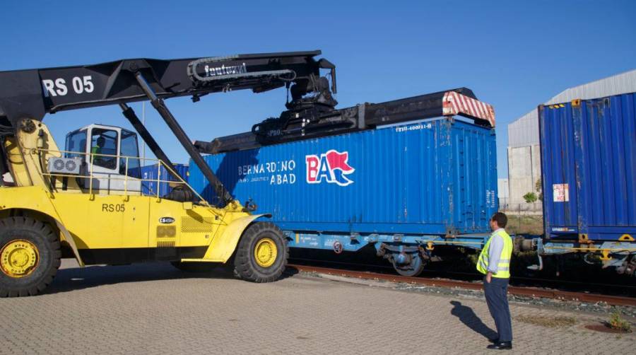 La terminal ferroviaria de Jerez multiplica por 6 su actividad en 2021