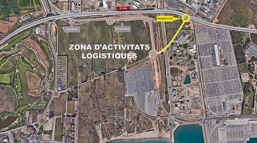 La construcción de la rotonda de acceso a la ZAL del Puerto de Tarragona empezará este enero