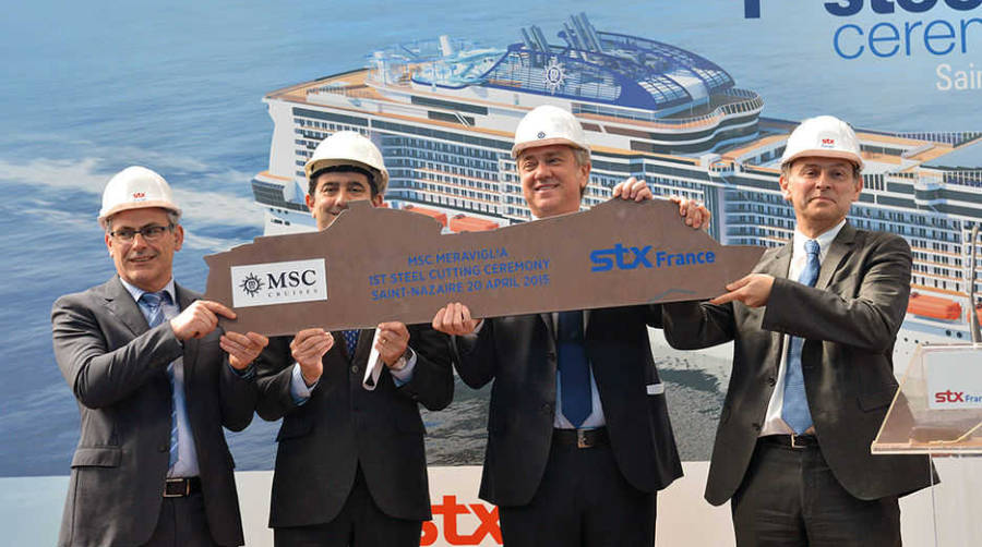 Comienza la construcci&oacute;n del &quot;MSC Meraviglia&quot; que tendr&aacute; en Barcelona su puerto base