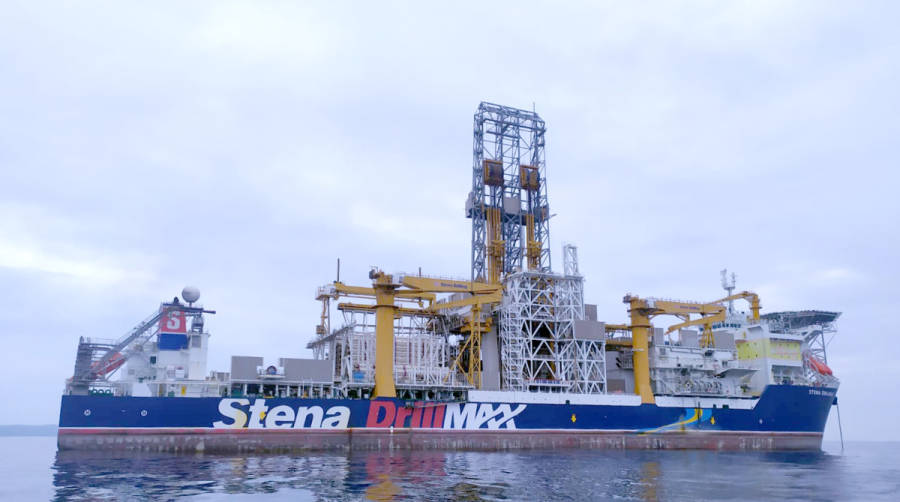 El &quot;Stena Icemax&quot; atracado en Gibraltar.