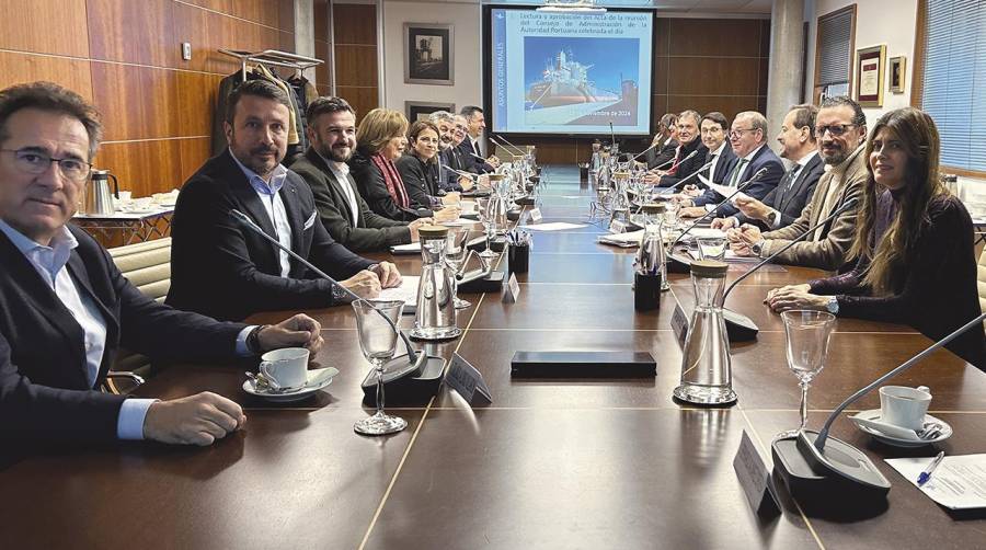 El Consejo de Administración del Puerto de Avilés celebró su última sesión del año.