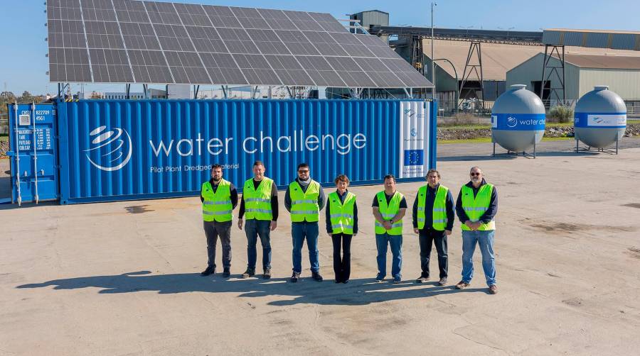 Water Challenge instala una planta piloto para tratar fluidos en el Puerto de Huelva