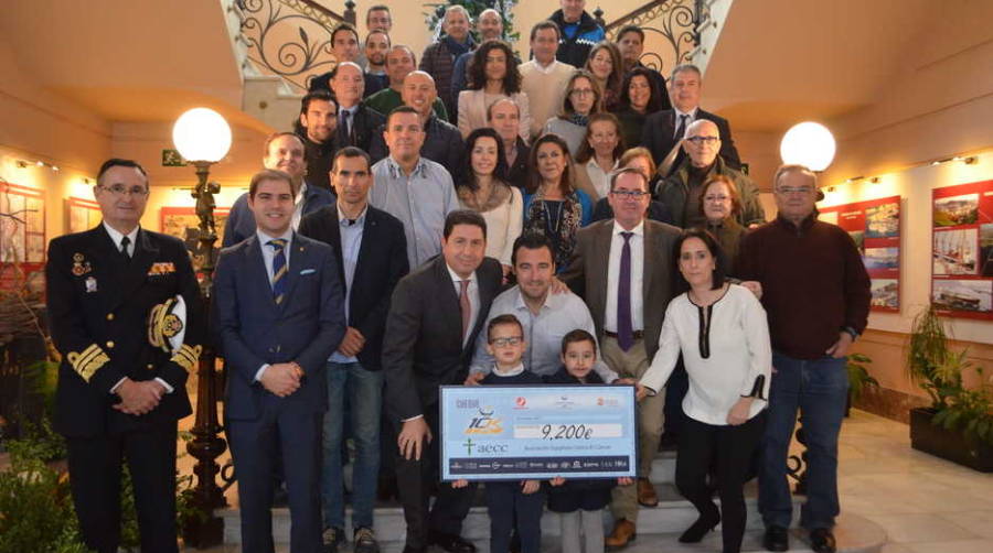 Antonio Sevilla, presidente de la Autoridad Portuaria de Cartagena, agradeci&oacute; a todos los participantes, patrocinadores y voluntarios que colaboraron para el &eacute;xito de la carrera.