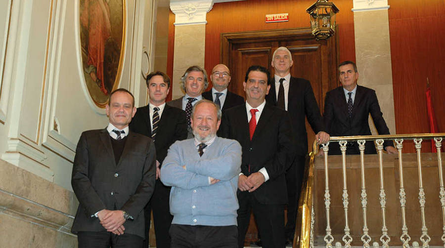 Comit&eacute; ejecutivo de la Asociaci&oacute;n Espa&ntilde;ola de Consginatarias de Buques (ASECOB). Foto: I.P.