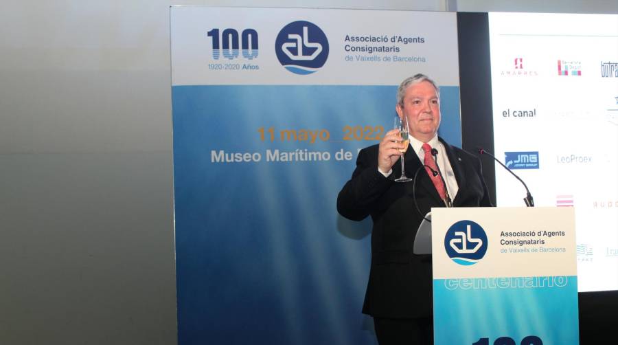 Jordi Trius, presidente de la Asociación de Agentes Consignatarios de Buques de Barcelona. Foto L. Escrihuela.