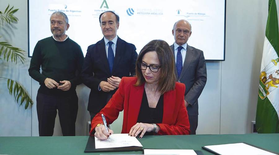 Málaga y Algeciras sellan una alianza con el Puerto Seco de Antequera