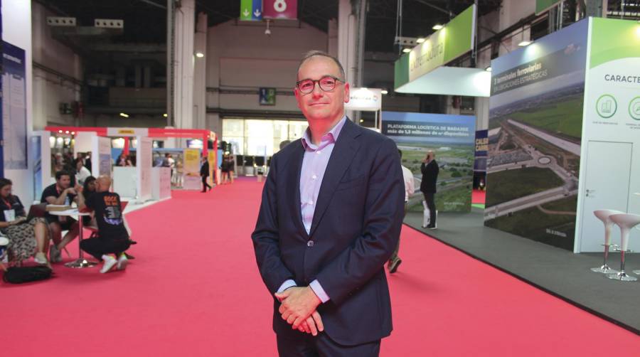 Guillermo García-Almuzara, director de Desarrollo de Mountpark, participó ayer en una de las mesas redondas del SIL. Foto Leila Escrihuela.