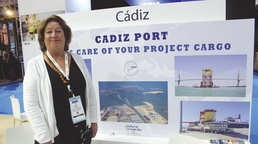 Kate Bonner, Maritime Commercial Manager de la Autoridad Portuaria de Cádiz. Foto J.C.P.