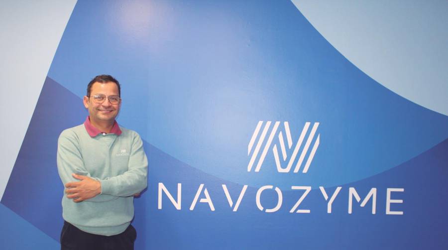 Anjaney Borwankar, cofundador y director ejecutivo de Navozyme Maritime Tecnologies. Foto C.C.