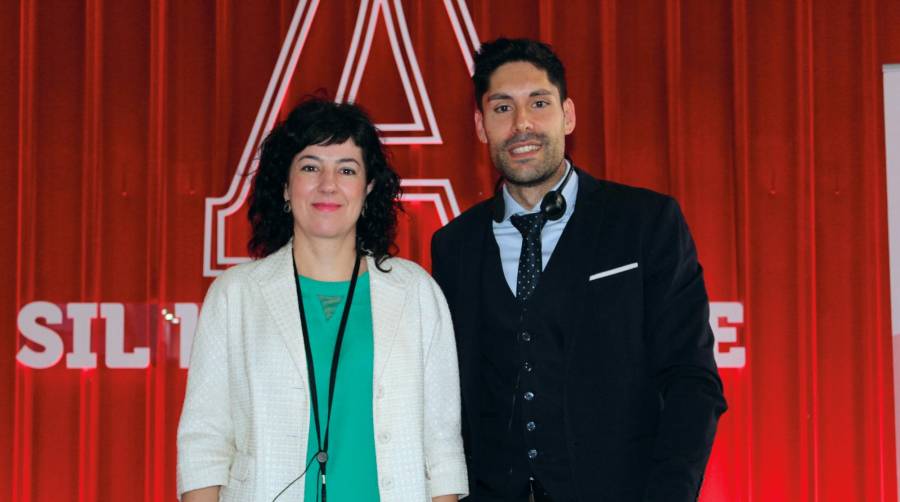 Susana Val, directora de ZLC; y Rafael Aguilar, director general de UNO. Foto B.C.