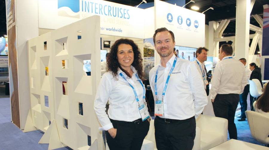 Virginia Quintairos, business development director; y Peter Ulwahn, CEO TUI Musement, de Intercruises. Foto B.C.