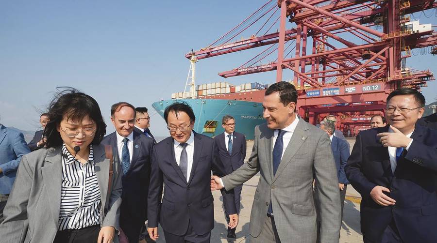 Los puertos de Algeciras y Ningbo refuerzan su colaboración