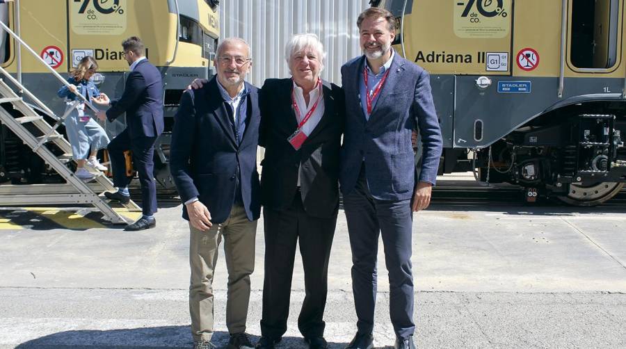 Medway bautiza dos nuevas locomotoras Euro6000 de Stadler