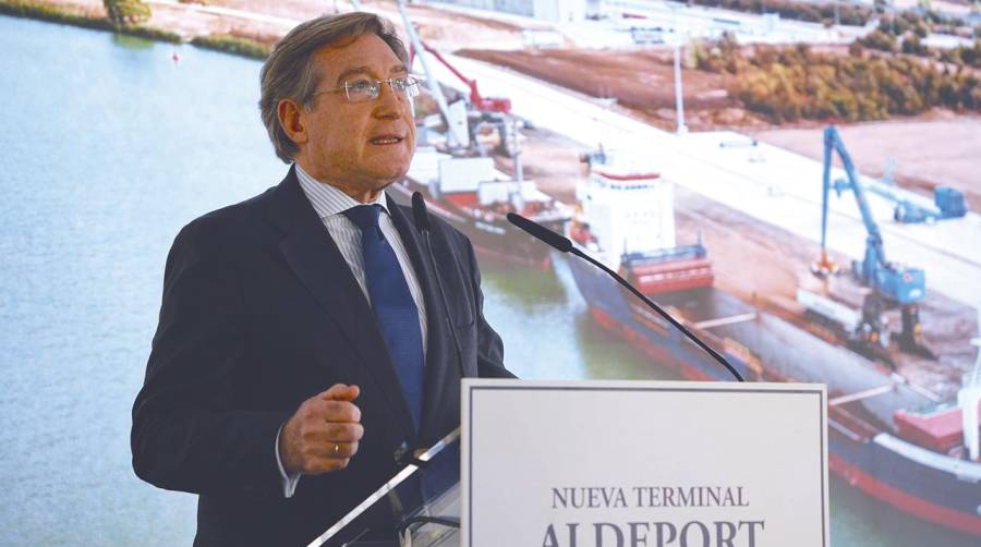 Aldeport inaugura su terminal sincromodal del puerto de Sevilla