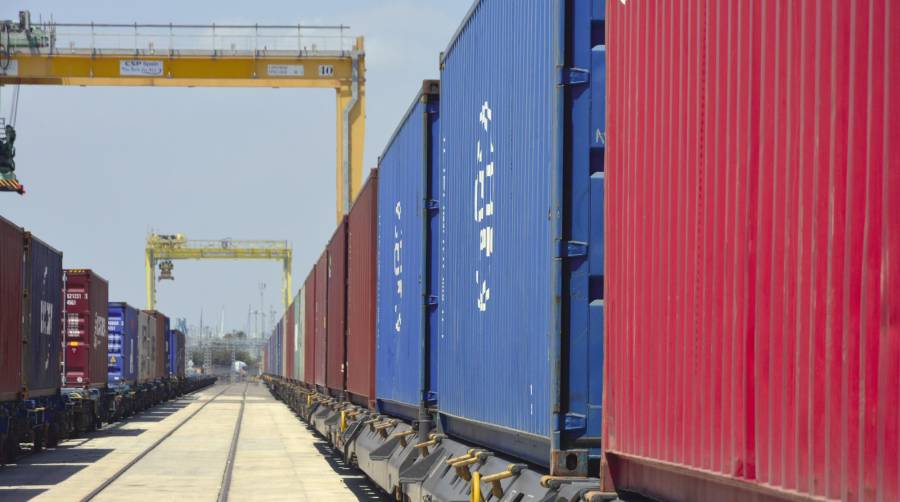 Valenciaport acelera en su objetivo de lograr aumentar su cuota ferroviaria en 2023