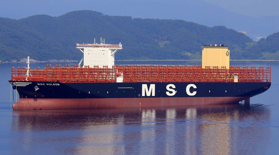 El &ldquo;MSC G&uuml;ls&uuml;n&rdquo;, de 23.756 TEUs, har&aacute; escala en el Puerto de Algeciras en su viaje inaugural