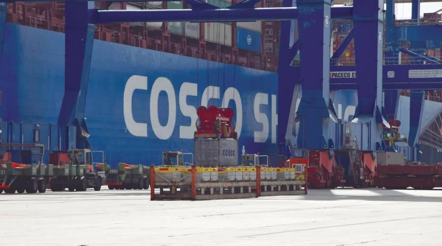 Las terminales españolas de COSCO disparan sus tráficos y superan los 3 millones de TEUs