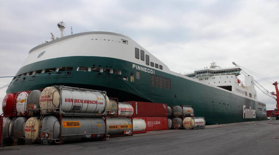 Los tres buques de la clase Eco se incorporaron a los servicios de Finnlines en el Mar del Norte y el Golfo de Vizcaya en 2022. Foto J.P.