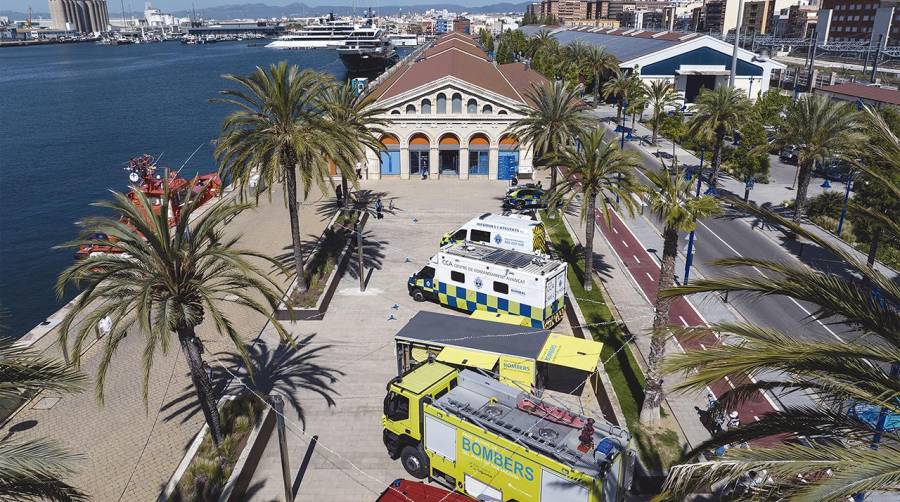 El muelle de Costa del Puerto de Tarragona, escenario de los 30 años de Protección Civil Tarragona