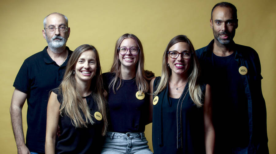 Parte del equipo que conforma la Operativa de XGL: Alfredo Gonz&aacute;lvez, Berta Hern&aacute;ndez, Laura Fern&aacute;ndez, Lorena Lloret y Rub&eacute;n Guerras.