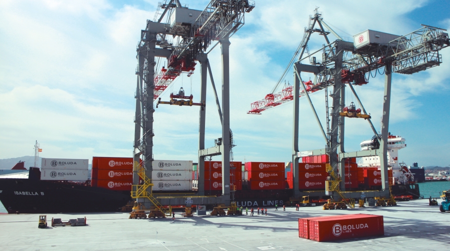 El próximo 30 de marzo se cumplirán dos años de la inauguración de Boluda Maritime Terminals Santander. Foto J.P.