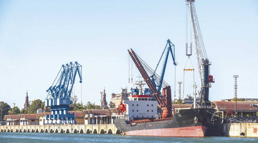 Muelle de Tablada del Puerto de Sevilla.