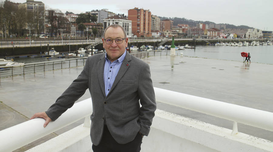 Santiago Rodr&iacute;guez Vega, presidente de la Autoridad Portuaria de Avil&eacute;s. Foto Jaime Pinedo.