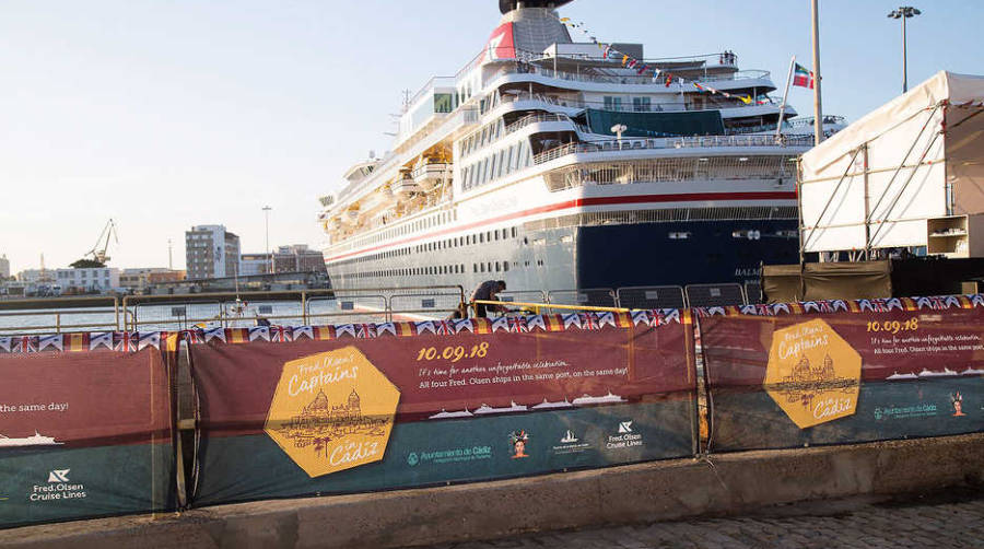 Fred Olsen celebra su 170 aniversario en el Puerto de C&aacute;diz