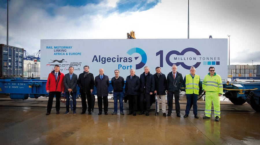 El Puerto de Algeciras celebr&oacute; la consecuci&oacute;n de los 100 millones de toneladas.