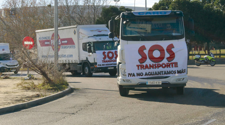 La situaci&oacute;n en el sector del transporte por carretera es &ldquo;insostenible&rdquo;, seg&uacute;n el CNTC. Foto B.C.