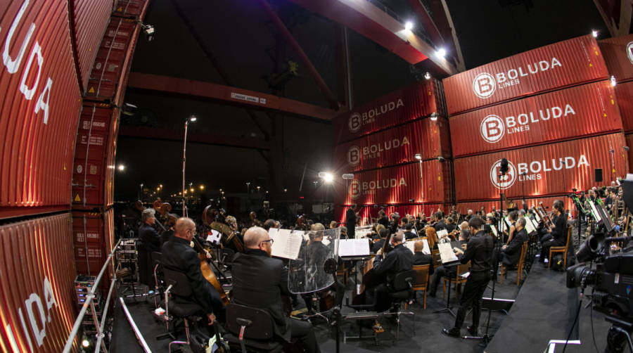 Boluda Corporaci&oacute;n Mar&iacute;tima patrocina un concierto de la Filarm&oacute;nica de Gran Canaria en su terminal de Las Palmas