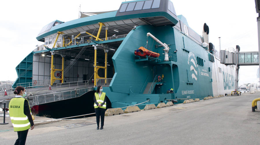 Bale&agrave;ria reivindica un transporte mar&iacute;timo sostenible a bordo del &ldquo;Eleanor Roosevelt&rdquo;