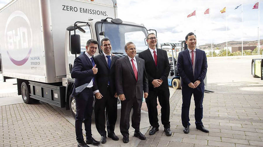 BYD Forklift presenta por primera vez en Espa&ntilde;a sus camiones el&eacute;ctricos