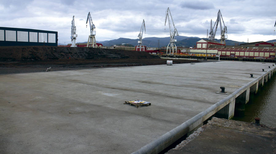 La AP de Bilbao ultima la puesta en servicio de un nuevo muelle en la margen derecha de la r&iacute;a