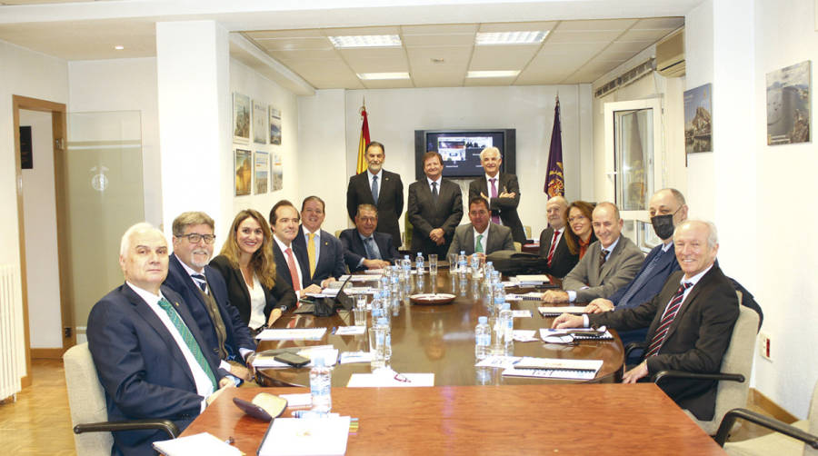 El Consejo General de Agentes de Aduanas se reuni&oacute; ayer en su sede central en Madrid. Foto B.C.