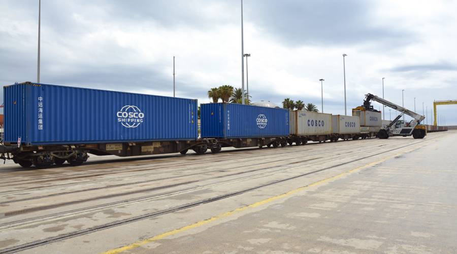 El operador ferroviario de CSP Spain colabora con todos los eslabones de la cadena log&iacute;stica para asegurar el &eacute;xito de este servicio. Foto: Ra&uacute;l T&aacute;rrega.